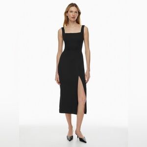 Aritzia Babaton NWT Midi Dress Black Size 00